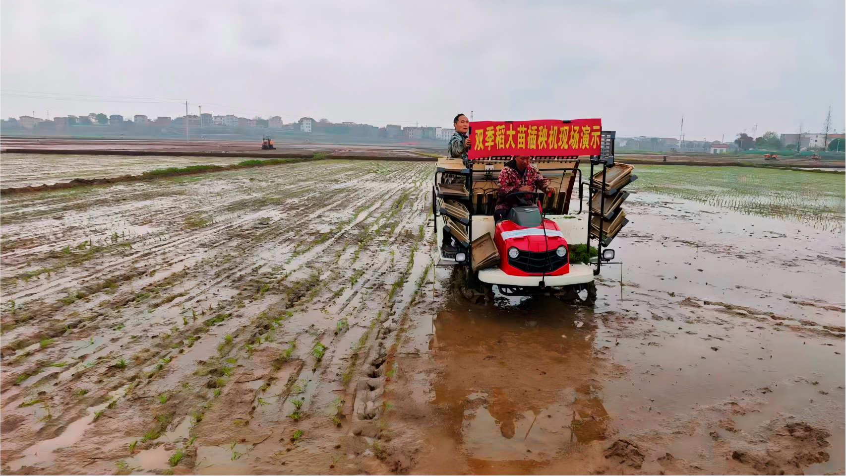 Spring plowing is in full swing, 