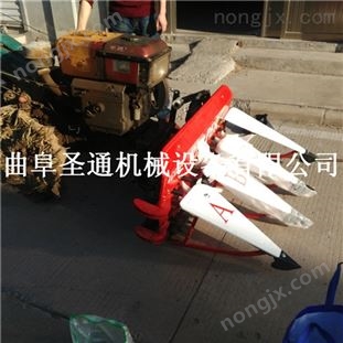 柴油兩驅牧草收割機，液壓升降高桿割臺 輪式沃得收割機