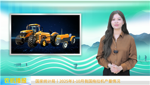 2025年1-10月我国大、中、小型拖拉机产量情况